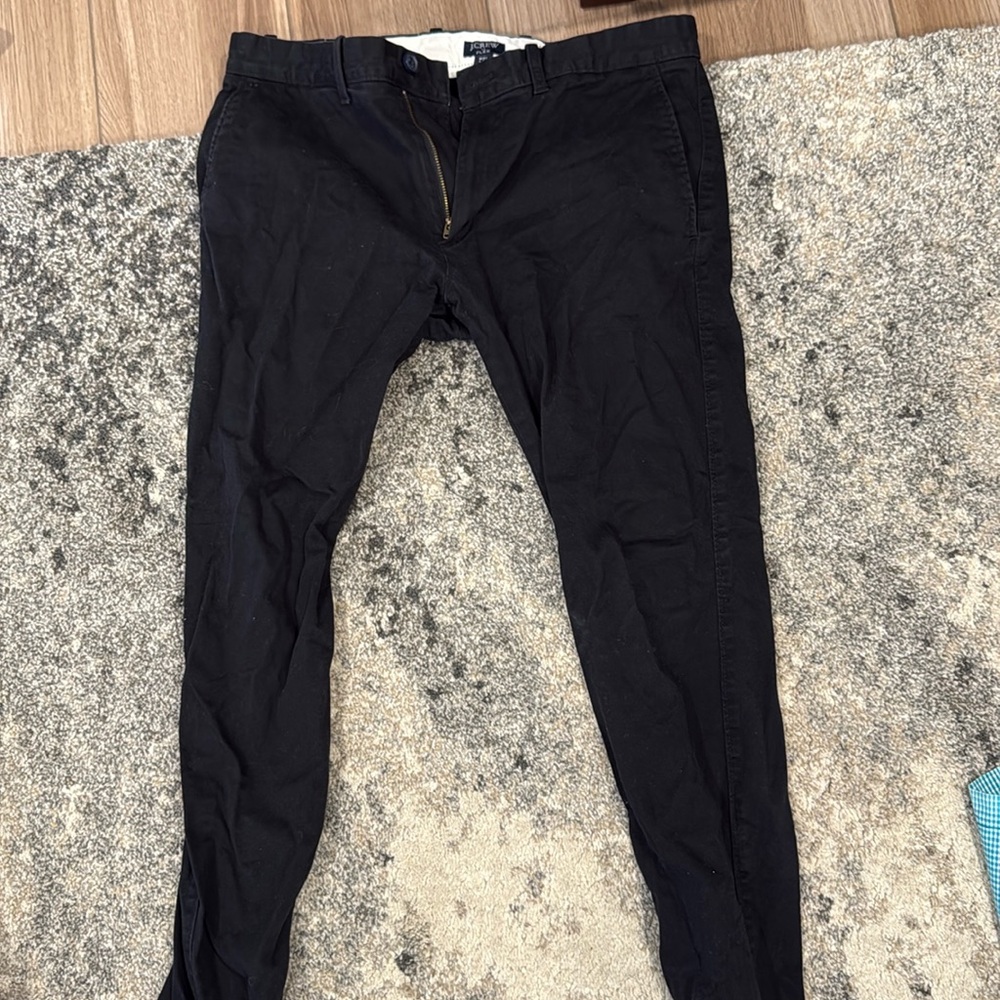 Jcrew men’s flex black cargo pants slim fit size 31